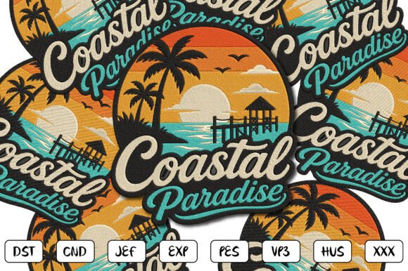 Coastal Paradise Embroidery: A Designer’s Review for Business Branding