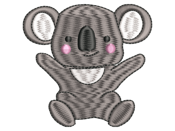 Cute Baby Koala Embroidery Review for Apparel