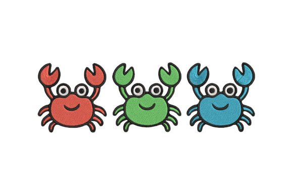 Cute Crab Embroidery Design Review for Gifts