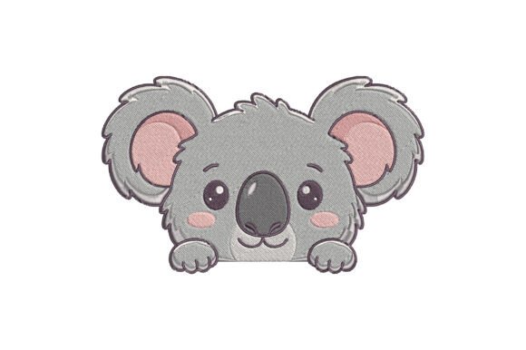 Cute Koala Peeking Embroidery Design Review