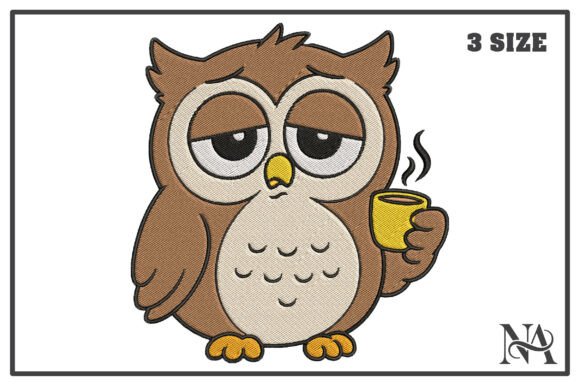 Funny Morning Owl Embroidery Design Review
