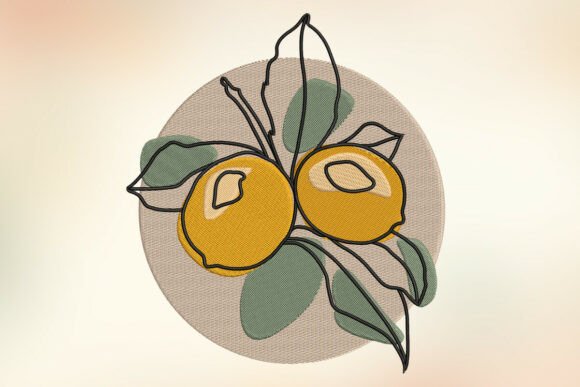 Lemon Embroidery Design Review for Apparel