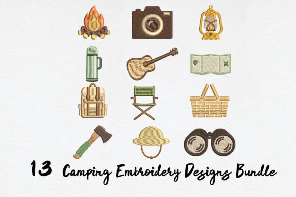 Mini Camping Embroidery Bundle Review for Seasonal Sellers