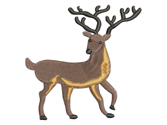 Minimal Stag Embroidery Design Review
