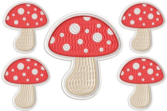 Reviewing Mushroom Patches Embroidery Design