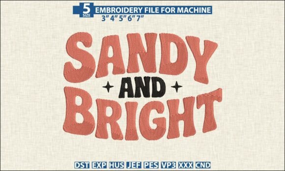 Sandy and Bright: Retro Beach Vibe Embroidery Done Right