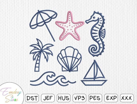 Summer Machine Embroidery Files Set Review